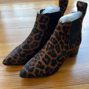 Loeffler Randall Nellie leopard booties